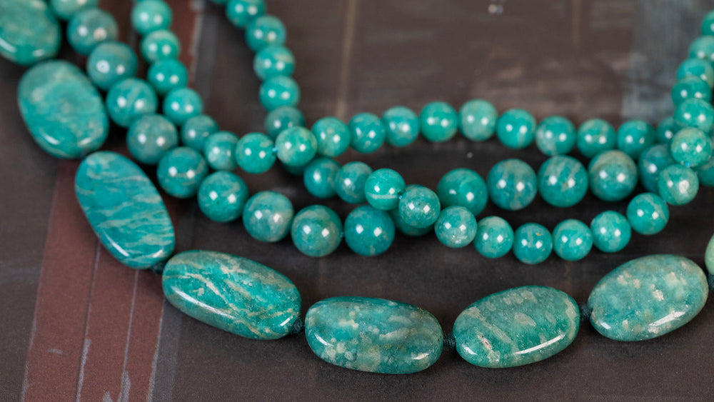 Amazonite sizes and cuts — 2mm to 12mm