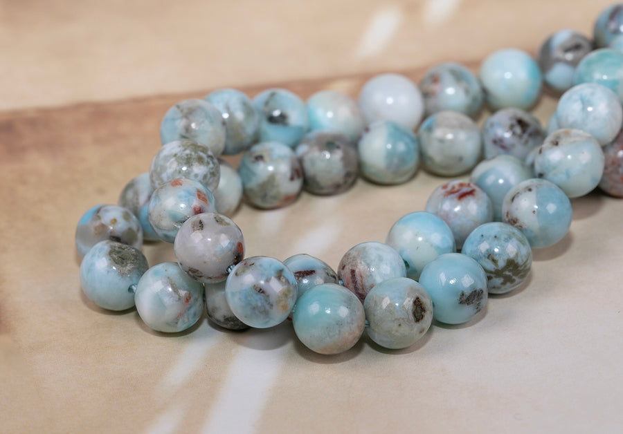 Larimar colors: sky blue, deep blue and volcanic blue