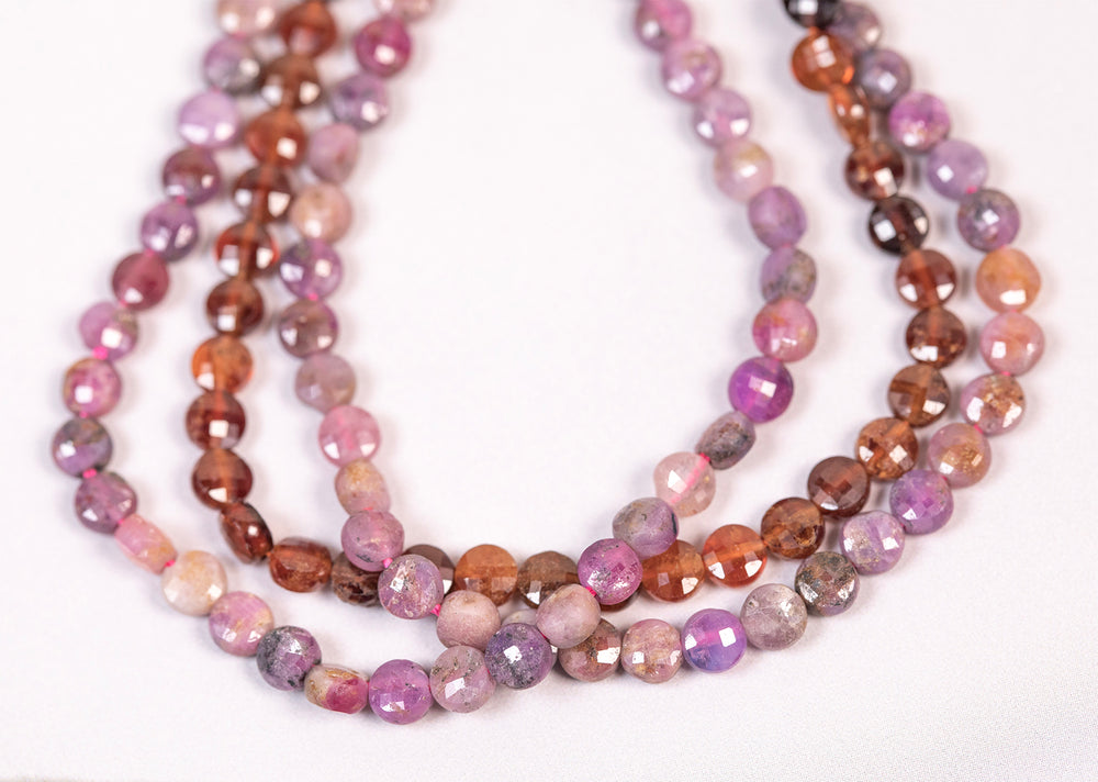Faceted Coin Beads