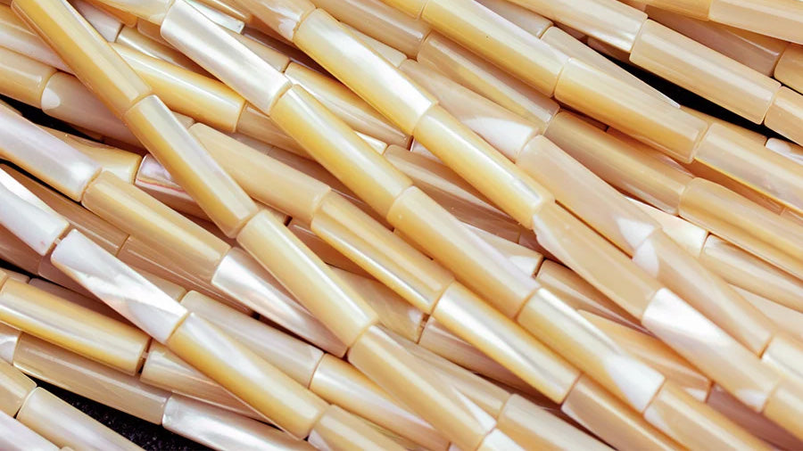 Shell heishi, rondelles and rounds 4mm to 14mm — the cuts, and the care