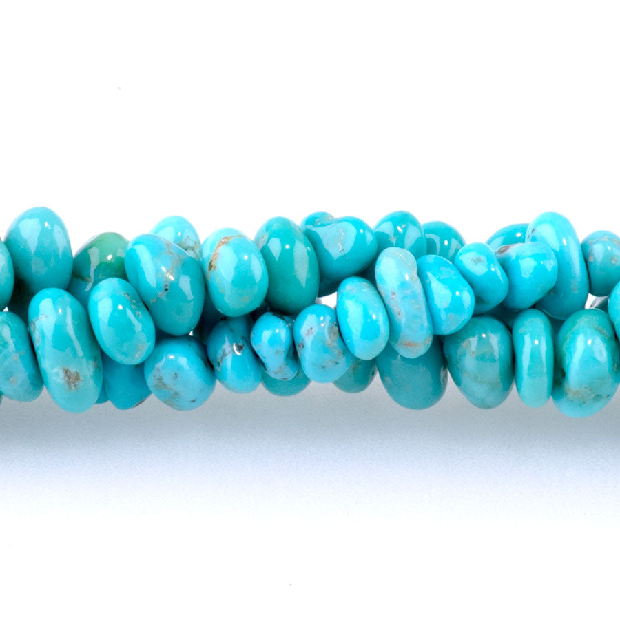 Sleeping Beauty Turquoise 4-7mm Pebble 18 Inch - Limited Editions