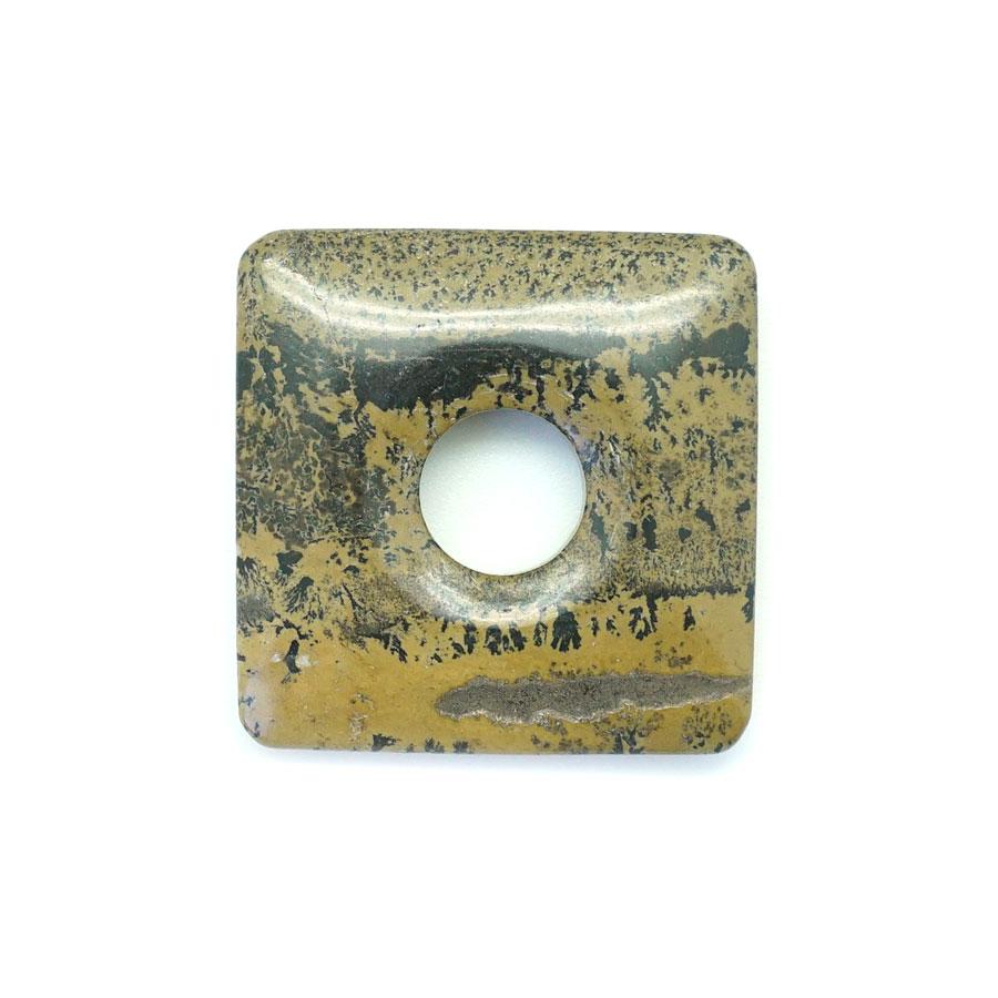Artistic Stone  40mm Square Donut - Pendant
