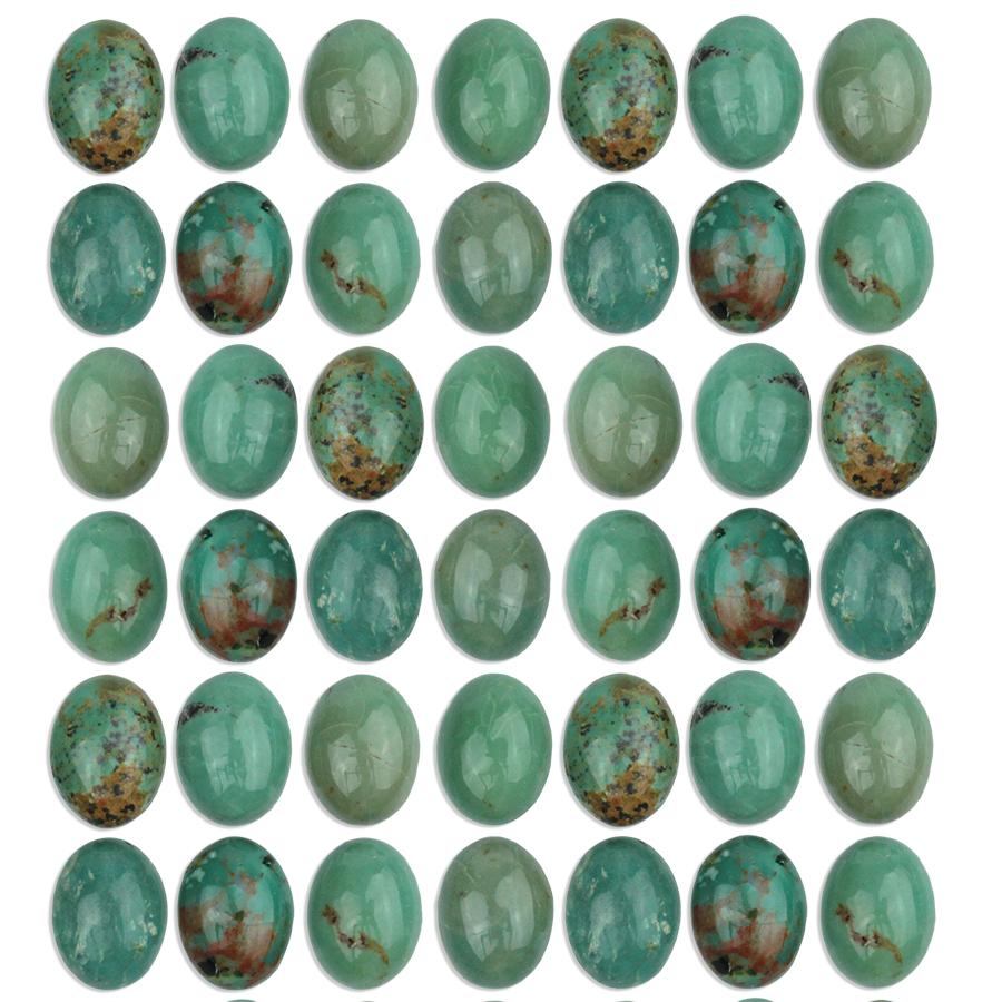 Natural Chinese Turquoise 7x5mm Oval Cabochon