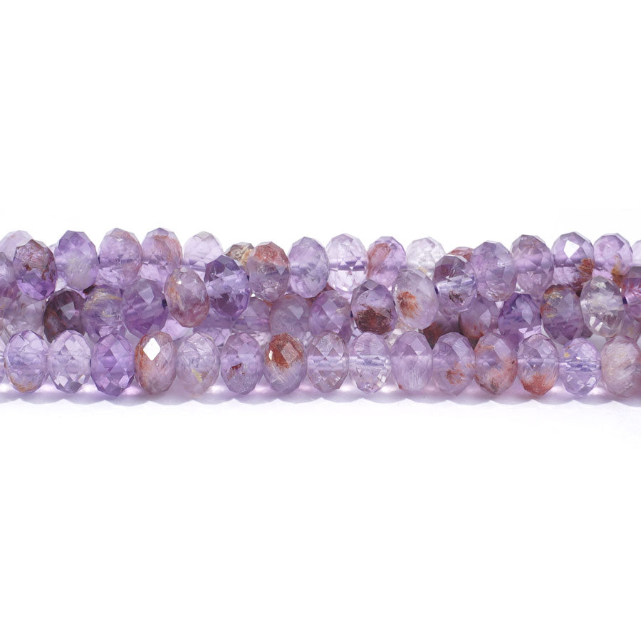 Cacoxenite 6mm Rondelle Faceted - 15-16 Inch