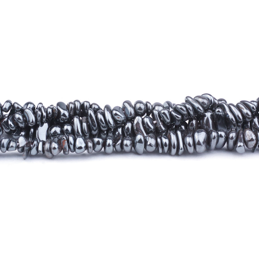 Hematite Coated 6-12mm Chips - 15-16 Inch