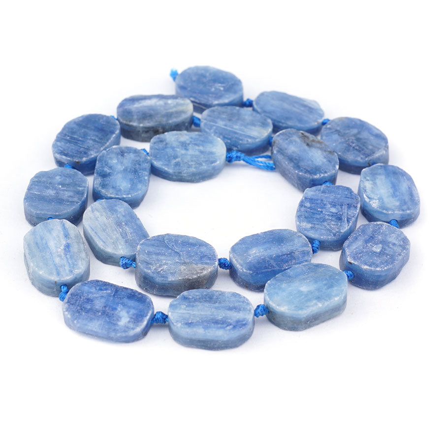 Kyanite Natural 13X18mm Freeform Oval A Grade - 15-16 Inch