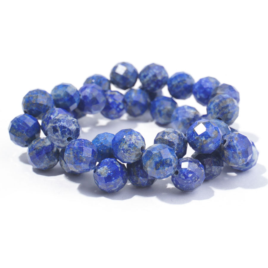 Lapis 10mm Round Faceted - 15-16 Inch