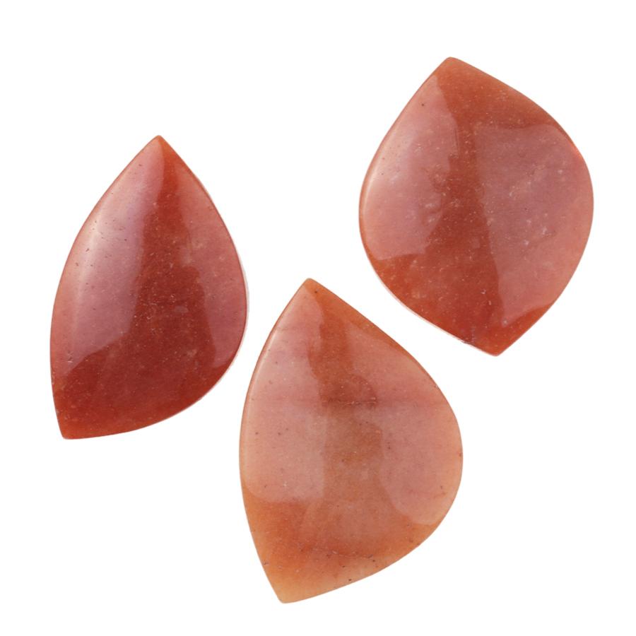 Red Aventurine 24-28x36-40mm Free Form Marquise Pendant