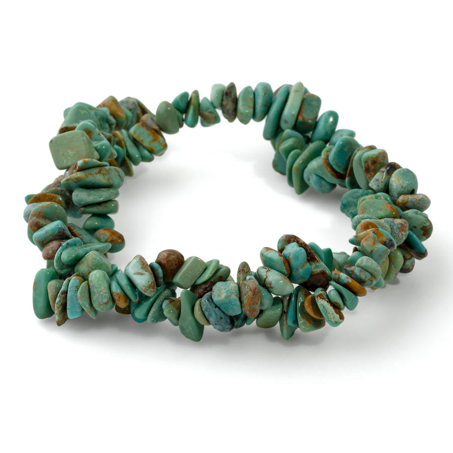 Turquoise 7mm Chips - 15-16 Inch