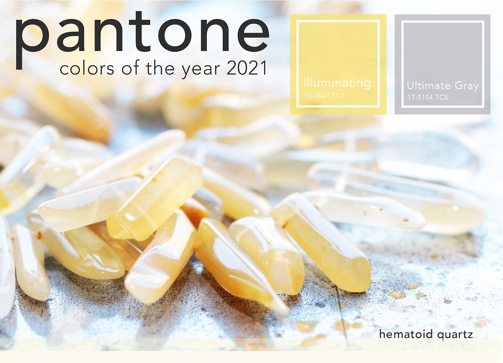 Pantone 2021: Ultimate Gray & Illuminating