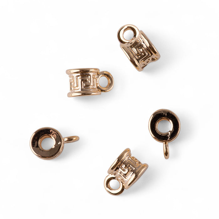 11mm Spacer Bail - Gold Plated - 5 Pack