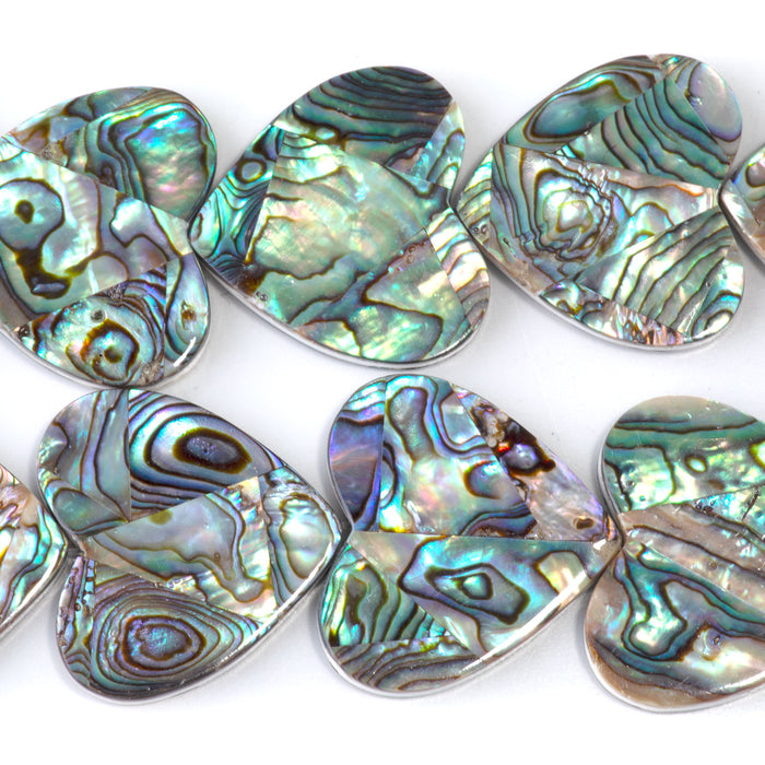 Abalone 30mm Heart - 8 Inch