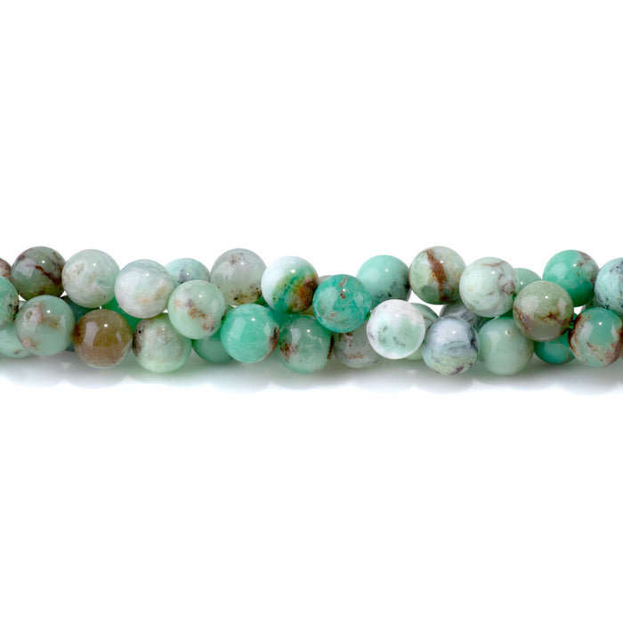 Australian Chrysoprase 10mm Round - 15-16 Inch