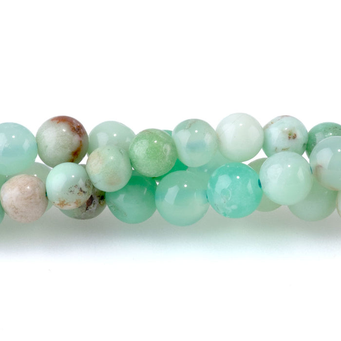 Australian Chrysoprase 4mm Round - 15-16 Inch