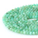 This is a Dakota Stones 4mm Australian Chrysoprase Gemstone strand with AAA grade faceted round beads in 15-16 inch strand.