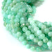 This is a Dakota Stones 4mm Australian Chrysoprase Gemstone strand with AAA grade faceted round beads in 15-16 inch strand.