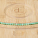 This is a Dakota Stones 4mm Australian Chrysoprase Gemstone strand with AAA grade faceted round beads in 15-16 inch strand.