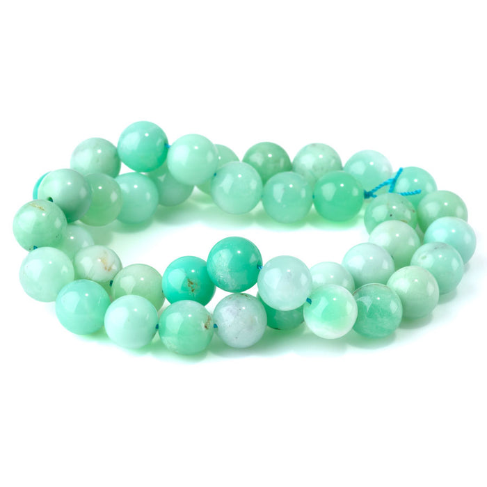 Australian Chrysoprase AA 10mm Round - 15-16 Inch