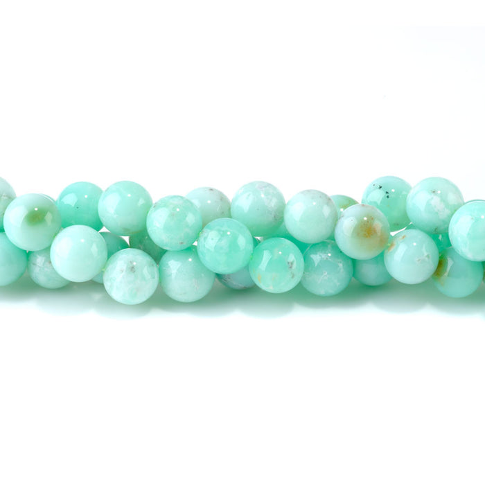 Australian Chrysoprase 12mm Round AA Grade - 15-16 Inch