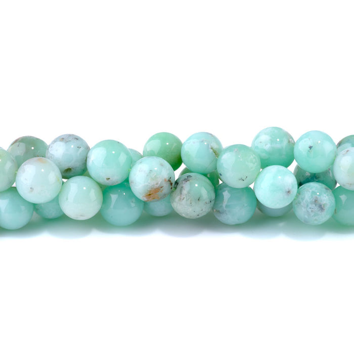 Australian Chrysoprase 14mm Round AA Grade - 15-16 Inch