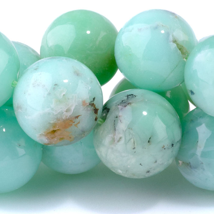 Australian Chrysoprase 14mm Round AA Grade - 15-16 Inch