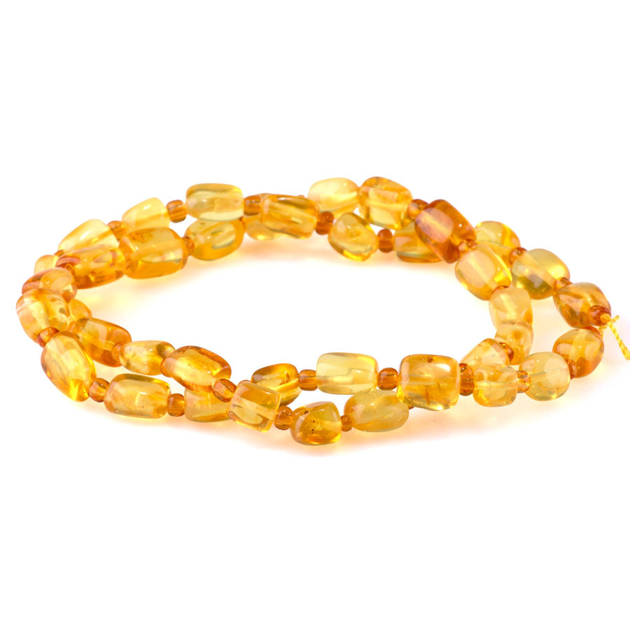 Amber 8x10mm Nugget A Grade - 15-16 Inch