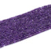 This is a Dakota Stones 2x4mm Amethyst Gemstone strand with A grade faceted rondelle beads in 15-16 inch strand.