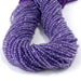 This is a Dakota Stones 3-4mm Special Price Amethyst Gemstone strand with faceted round beads in 15 inch strand.