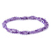 This is a Dakota Stones 3mm Amethyst Gemstone strand with A grade faceted round beads in 15-16 inch strand.