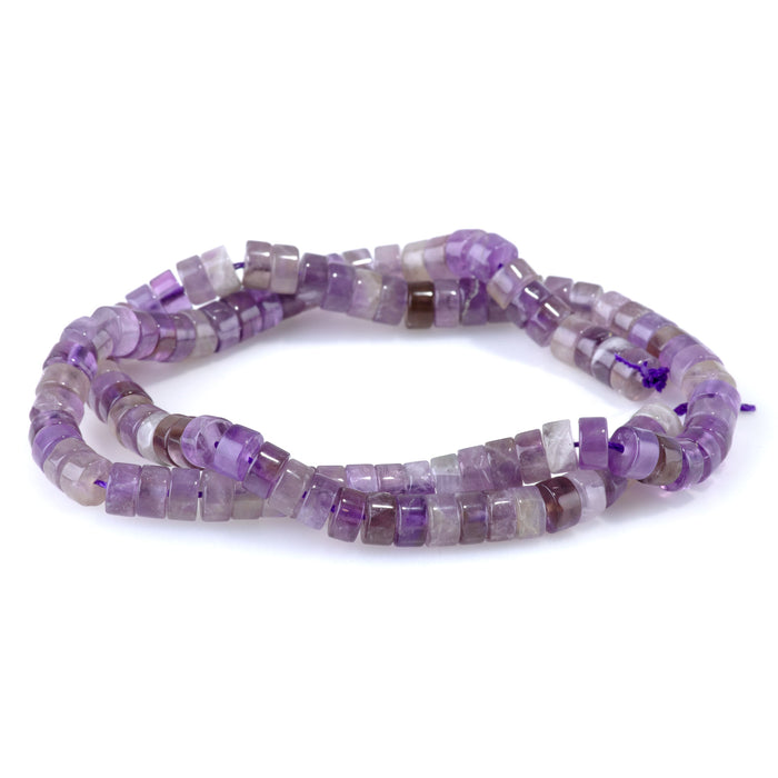 Amethyst 3x6mm Heishi - 15-16 Inch
