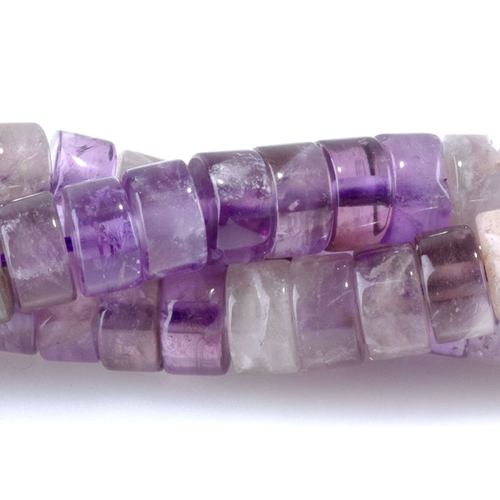 Amethyst 3x6mm Heishi - 15-16 Inch