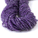 This is a Dakota Stones 4mm Amethyst Gemstone strand with A grade faceted coin beads in 15-16 inch strand.