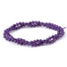 This is a Dakota Stones 4mm Amethyst Gemstone strand with A grade round beads in 15-16 inch strand.