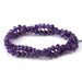 This is a Dakota Stones 4x6mm Amethyst Gemstone strand with A grade faceted rondelle beads in 15-16 inch strand.