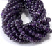 This is a Dakota Stones 5x8mm Amethyst Gemstone strand with A grade faceted rondelle beads in 15-16 inch strand.
