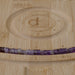 This is a Dakota Stones 6mm Amethyst Large Hole Gemstone strand with faceted hexagon beads in 8 inch strand.
