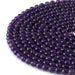 This is a Dakota Stones 6mm Amethyst Gemstone strand with A grade round beads in 15-16 inch strand.