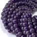 This is a Dakota Stones 6mm Amethyst Gemstone strand with A grade round beads in 15-16 inch strand.