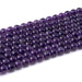 This is a Dakota Stones 8mm Amethyst Gemstone strand with A grade round beads in 15-16 inch strand.