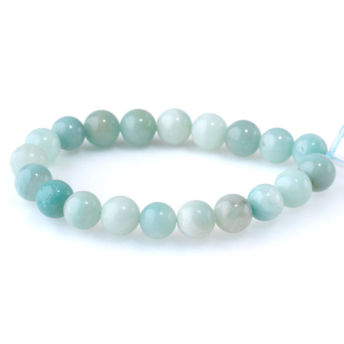 Amazonite 10mm Round - 8-Inch