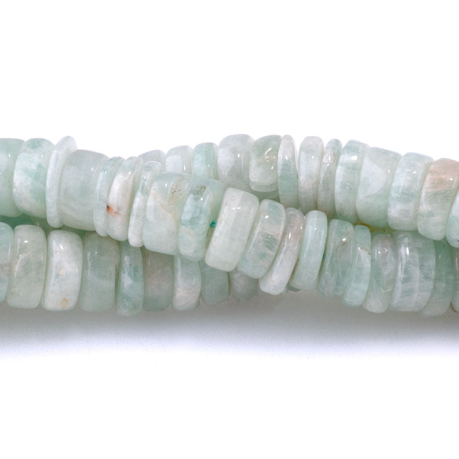 Amazonite 6mm Tyre Faceted - 15-16 Inch