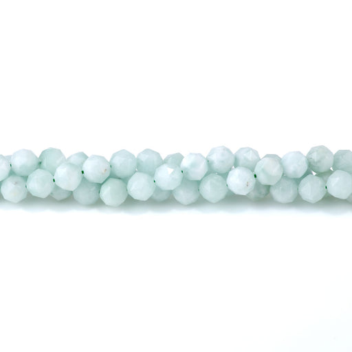 This is a Dakota Stones Green Angelite Double Gemstone strand with faceted heart beads in 15-16 inch strand.