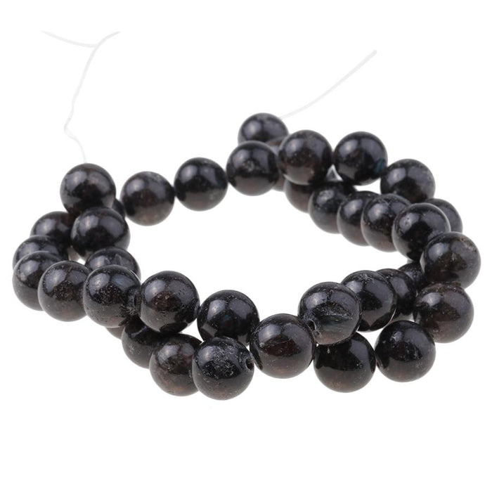 Astrophyllite 10mm Round 15-16 Inch — Dakota Stones