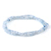 This is a Dakota Stones 2x4mm Aquamarine Gemstone strand with faceted rondelle beads in 15-16 inch strand.