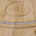 This is a Dakota Stones 2x4mm Aquamarine Gemstone strand with faceted rondelle beads in 15-16 inch strand.