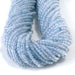 This is a Dakota Stones 3mm Aquamarine Gemstone strand with A grade round beads in 15-16 inch strand.