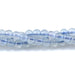 This is a Dakota Stones 3mm Aquamarine Gemstone strand with A grade round beads in 15-16 inch strand.