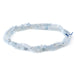 This is a Dakota Stones 4mm Aquamarine Gemstone strand with table-cut cube beads in 15-16 inch strand.