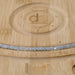 This is a Dakota Stones 4mm Aquamarine Gemstone strand with table-cut cube beads in 15-16 inch strand.