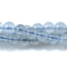 This is a Dakota Stones 4mm Aquamarine Gemstone strand with AAA grade round beads in 15-16 inch strand.